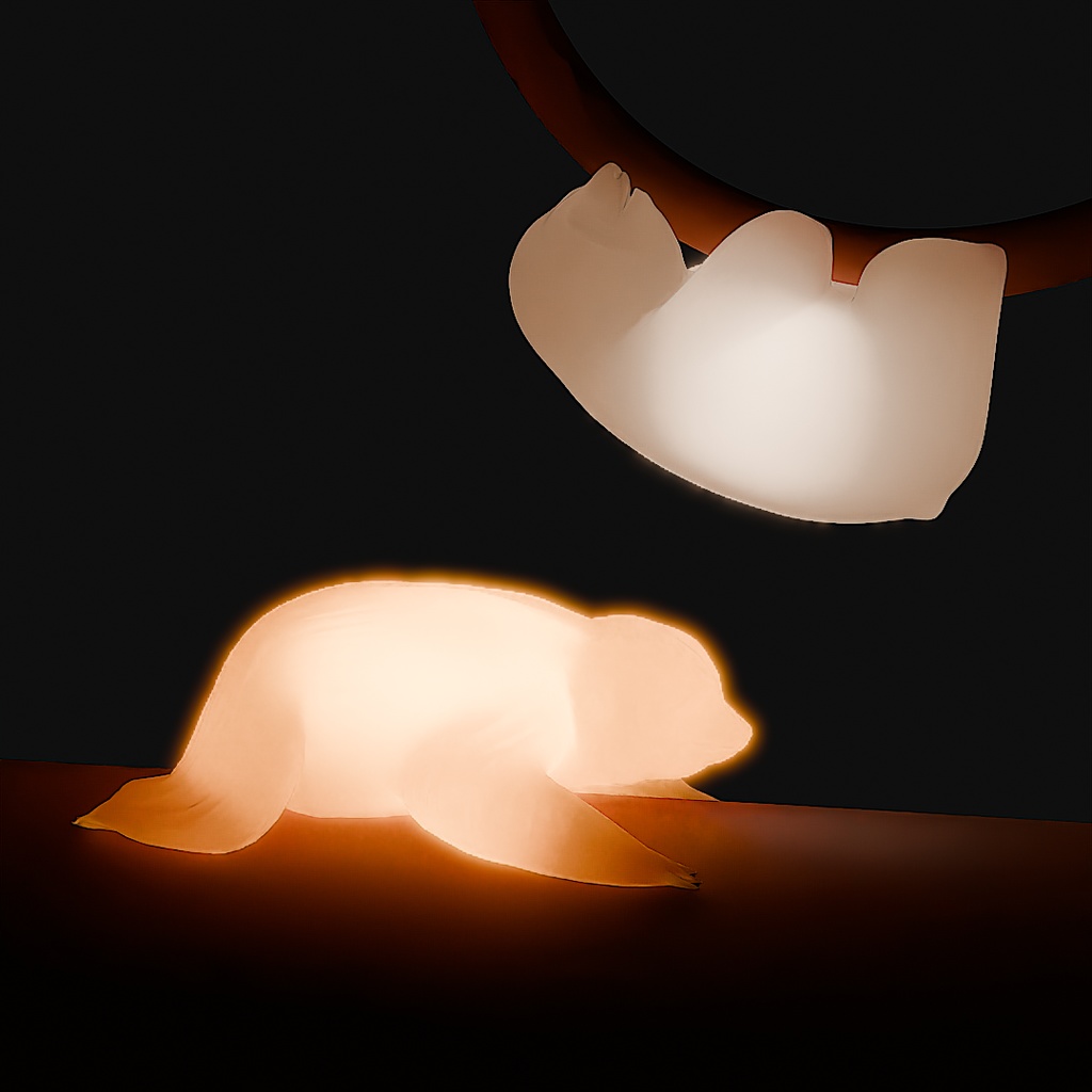 【Blender】 ナマケモノの間接照明 Sloth indirect lighting