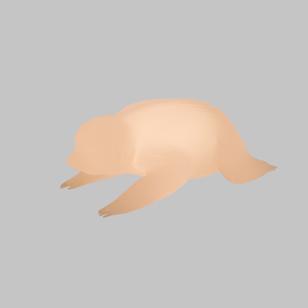 【Blender】 ナマケモノの間接照明 Sloth indirect lighting