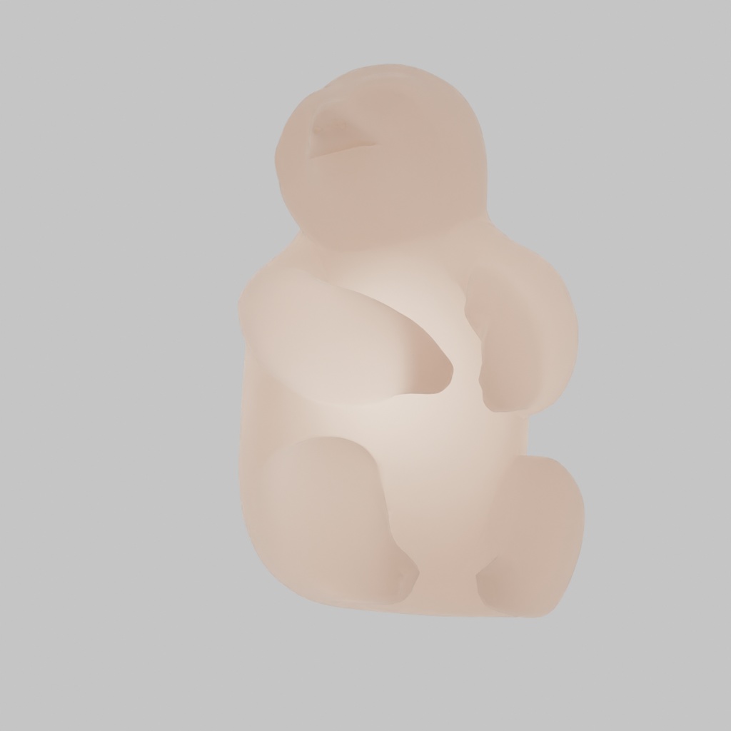 【Blender】 ナマケモノの間接照明 Sloth indirect lighting