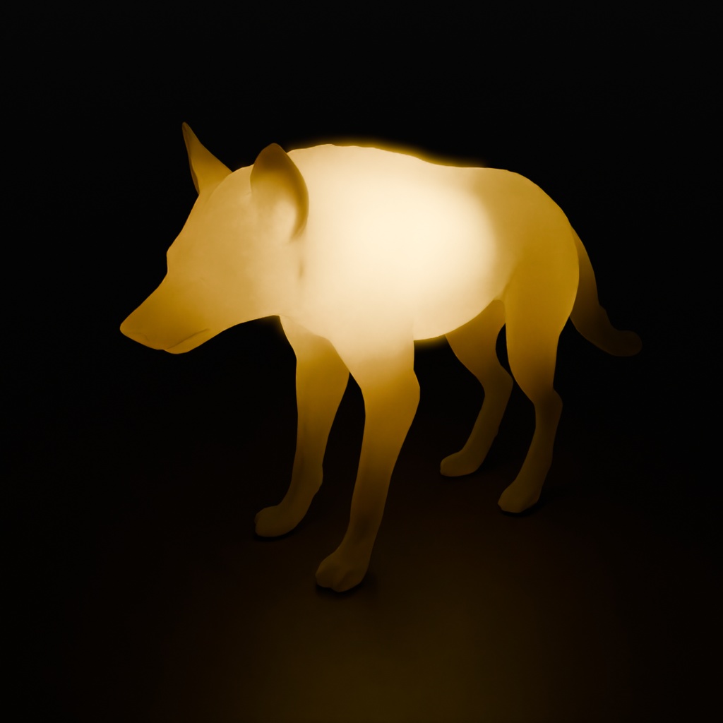 【Blender】 ハイエナの間接照明 Hyena indirect lighting