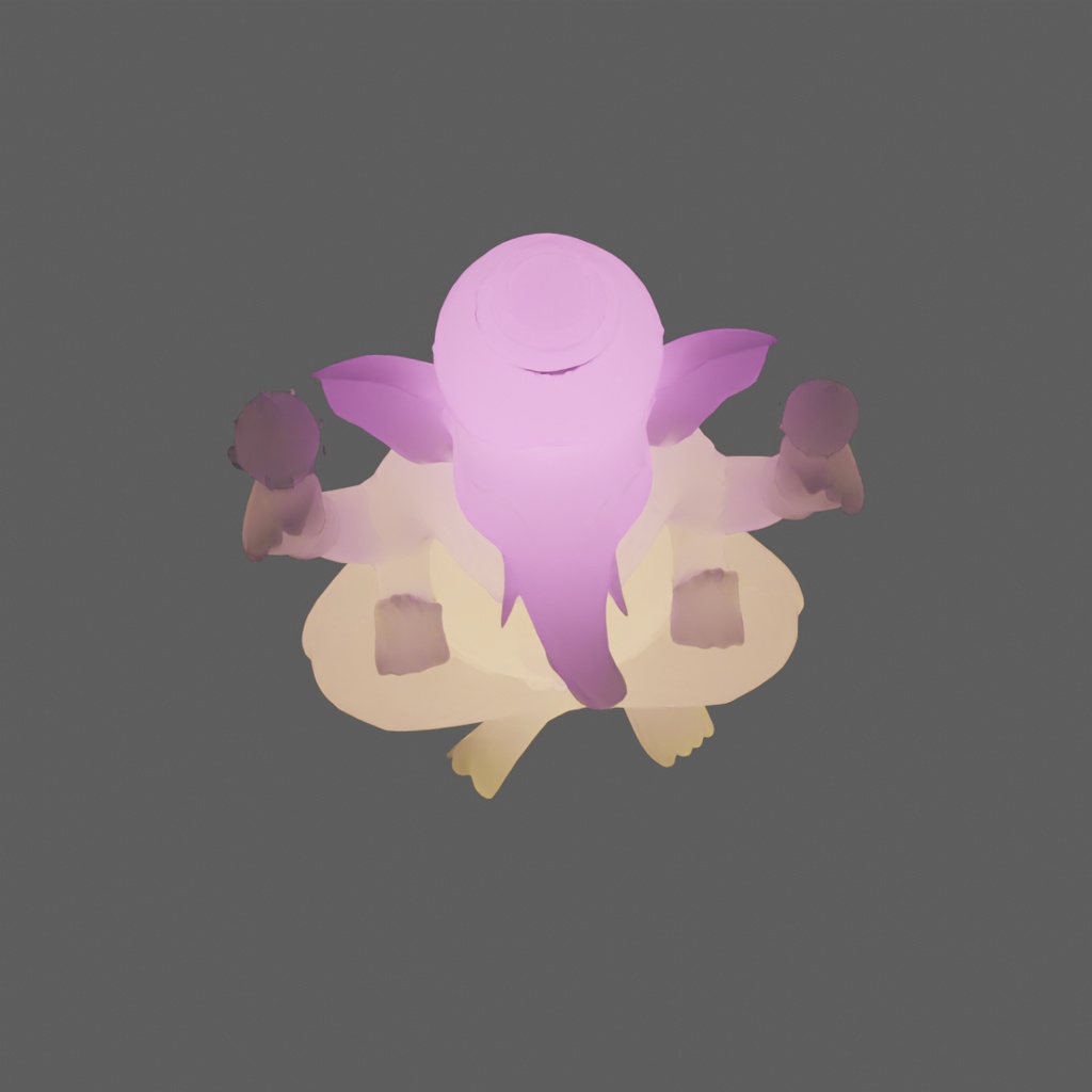 【Blender】 ガネーシャの間接照明 Ganesha indirect lighting