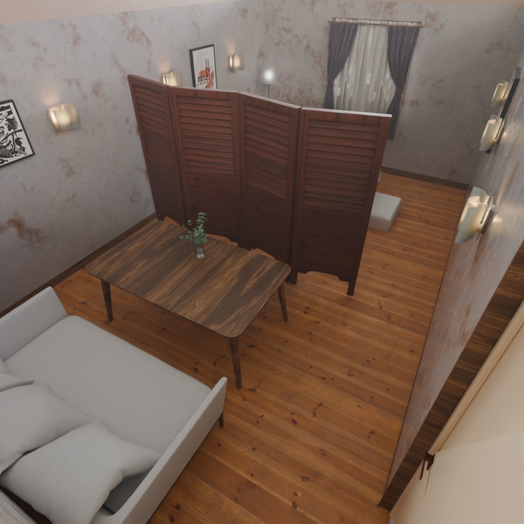 【Blender】 エステマッサージルーム beauty salon