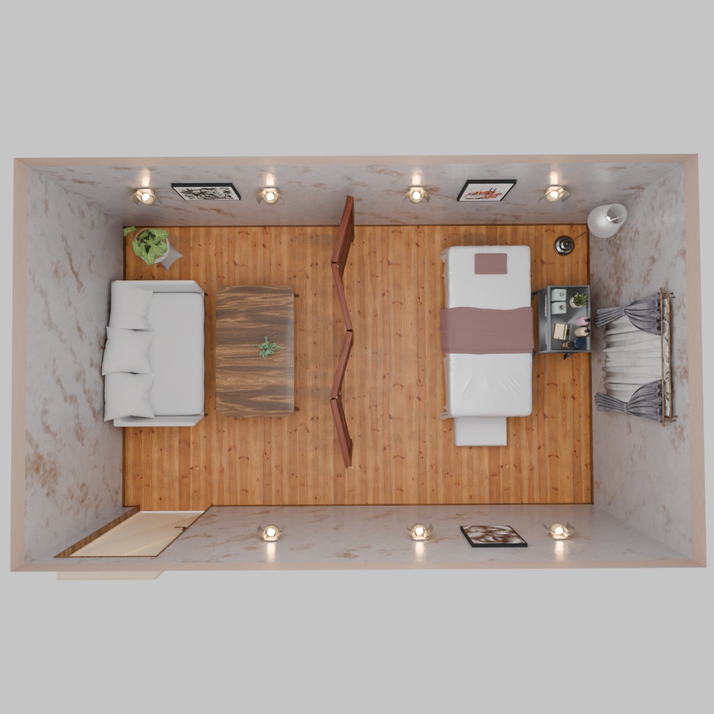 【Blender】 エステマッサージルーム beauty salon