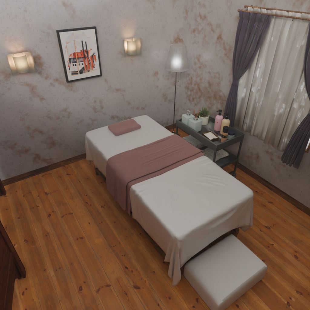 【Blender】 エステマッサージルーム beauty salon