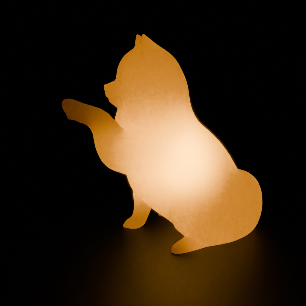 【Blender】 お手とおかわりする犬の間接照明 Indirect lighting for dogs that shake hands