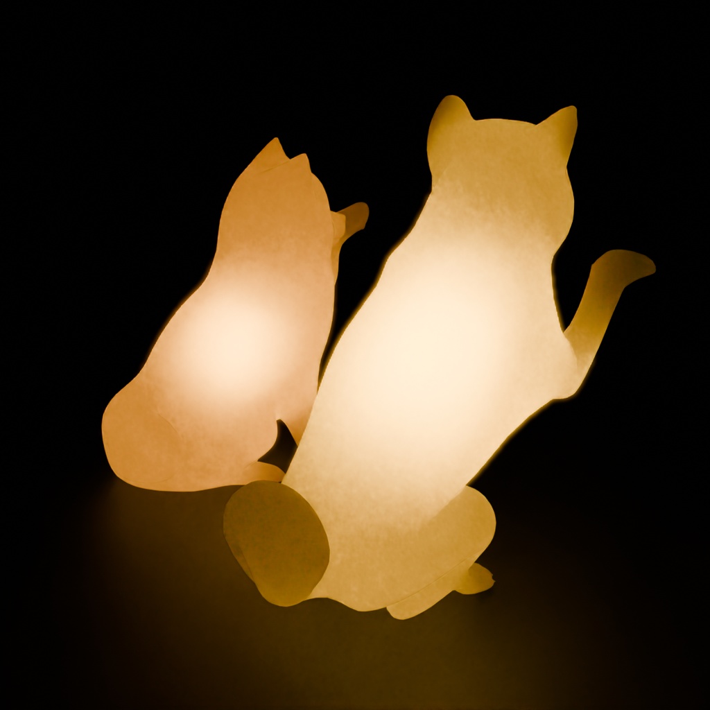 【Blender】 お手とおかわりする犬の間接照明 Indirect lighting for dogs that shake hands