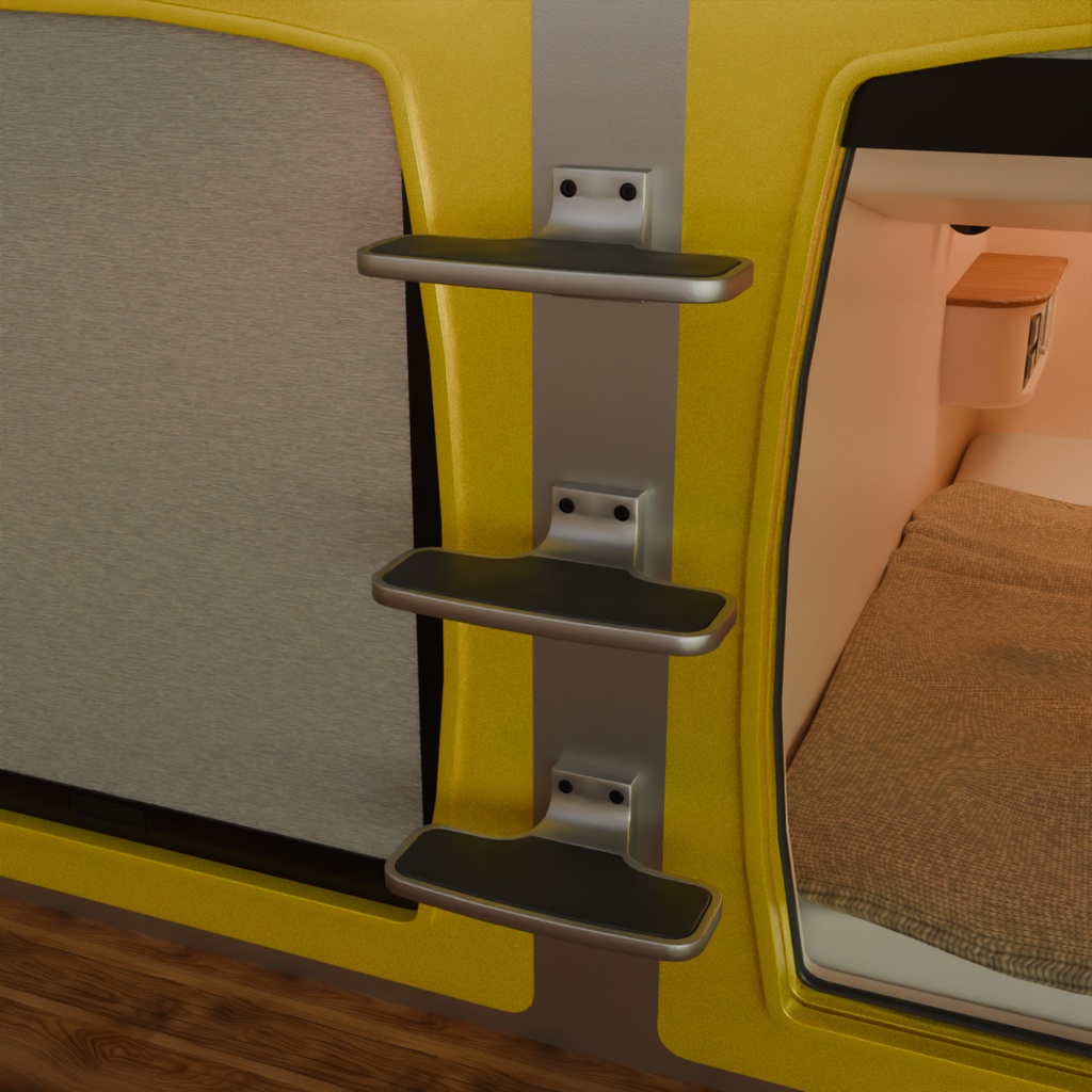 【Blender】 カプセルホテル capsule hotel