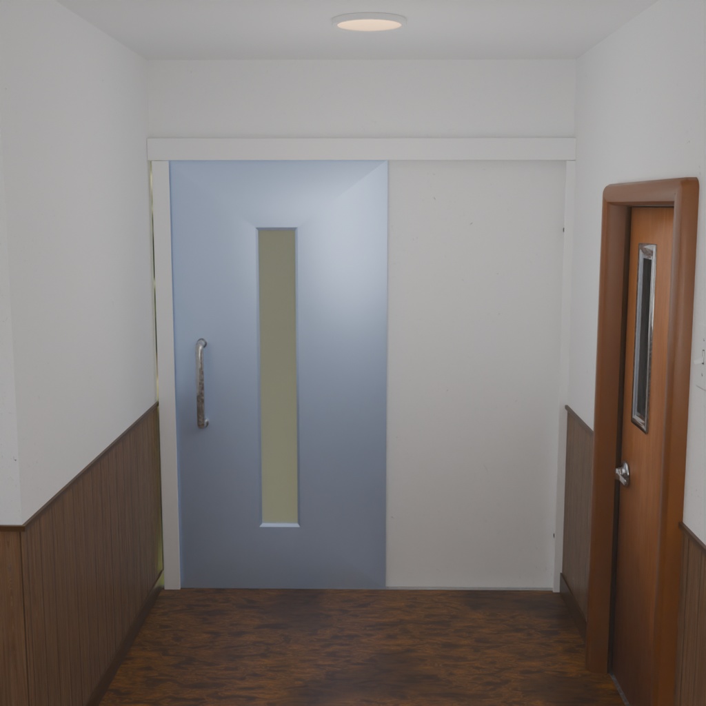 【Blender】 病院の個室 Private hospital room