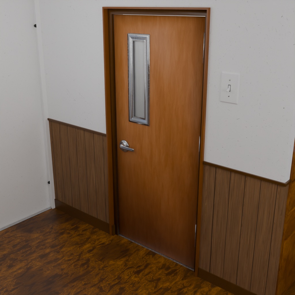 【Blender】 病院の個室 Private hospital room