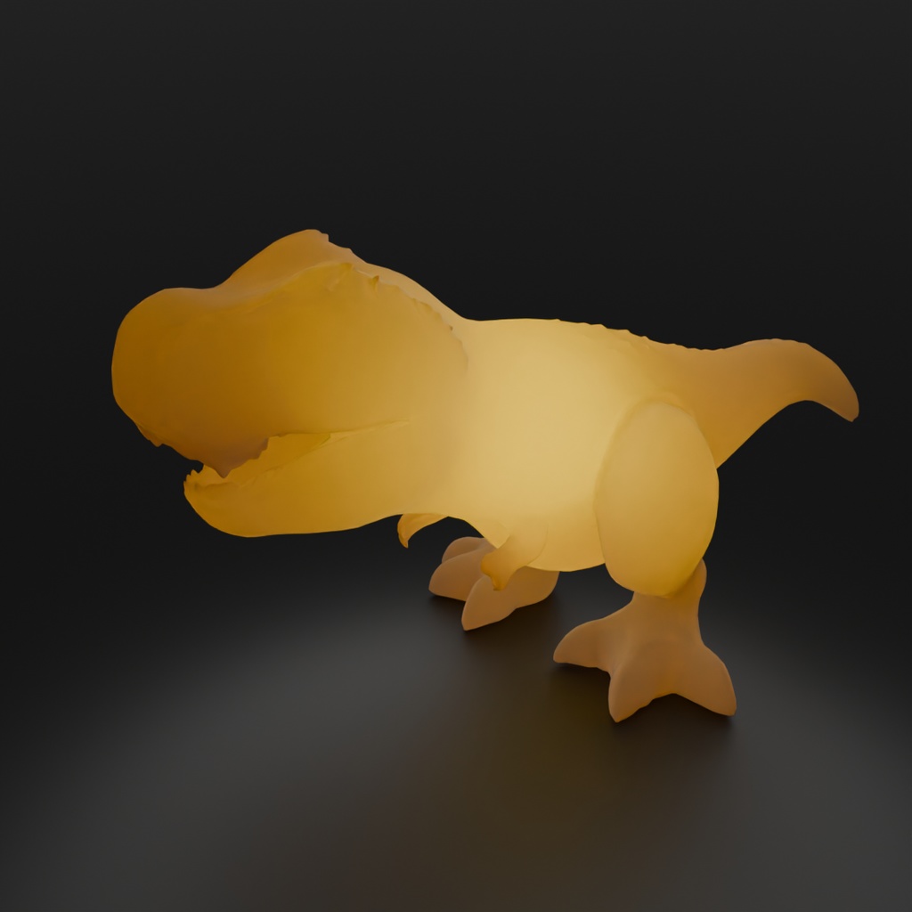 【Blender】 ティラノサウルスの間接照明 Tyrannosaurus Indirect Lighting