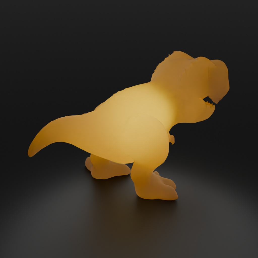 【Blender】 ティラノサウルスの間接照明 Tyrannosaurus Indirect Lighting