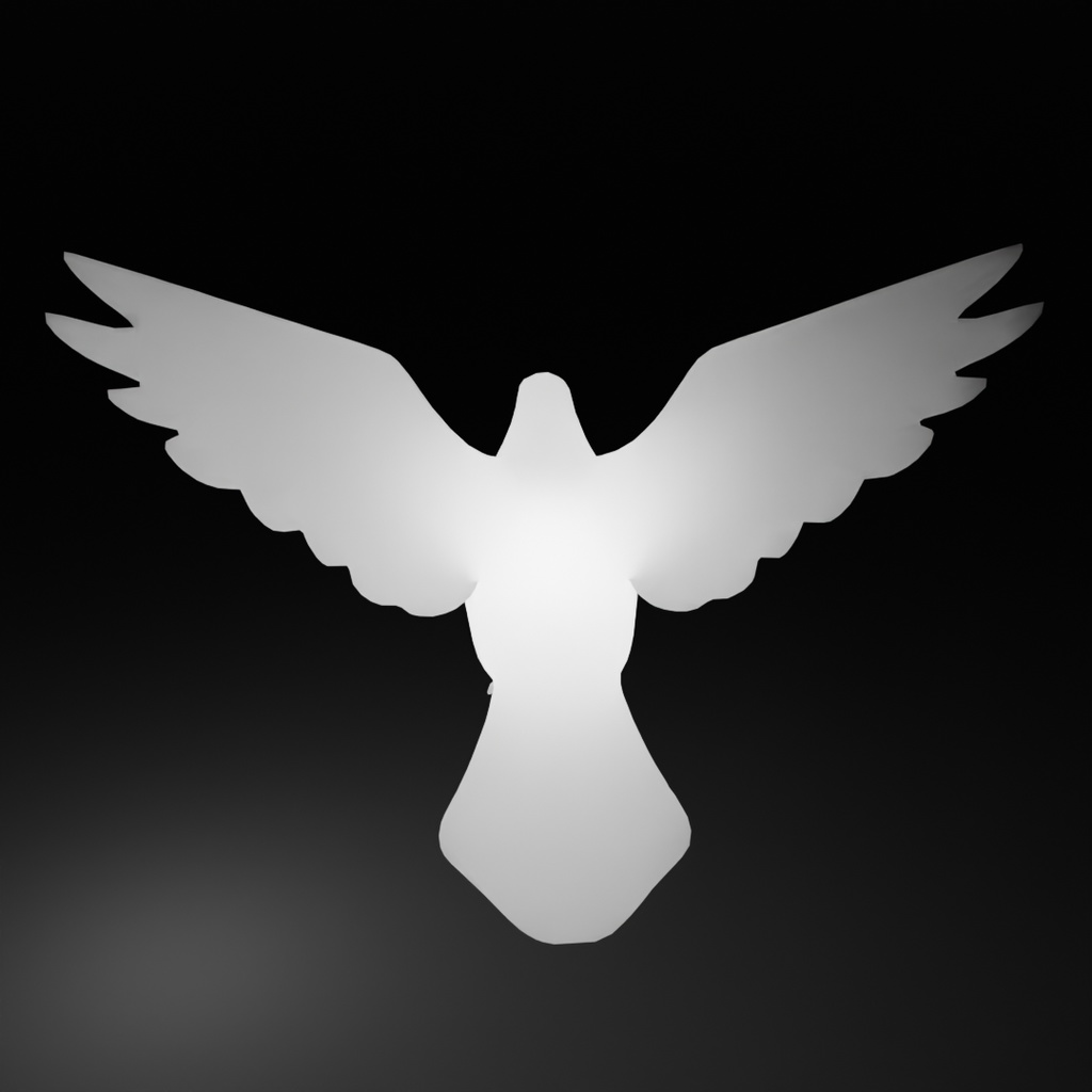 【Blender】 鳩の間接照明 Dove Indirect Lighting