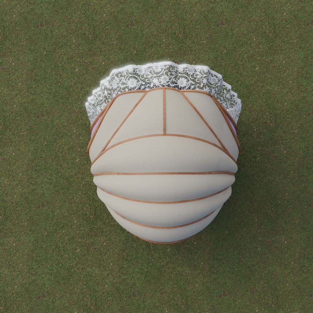 【Blender】 貴婦人のガゼボ(2パターン) The Lady's Gazebo