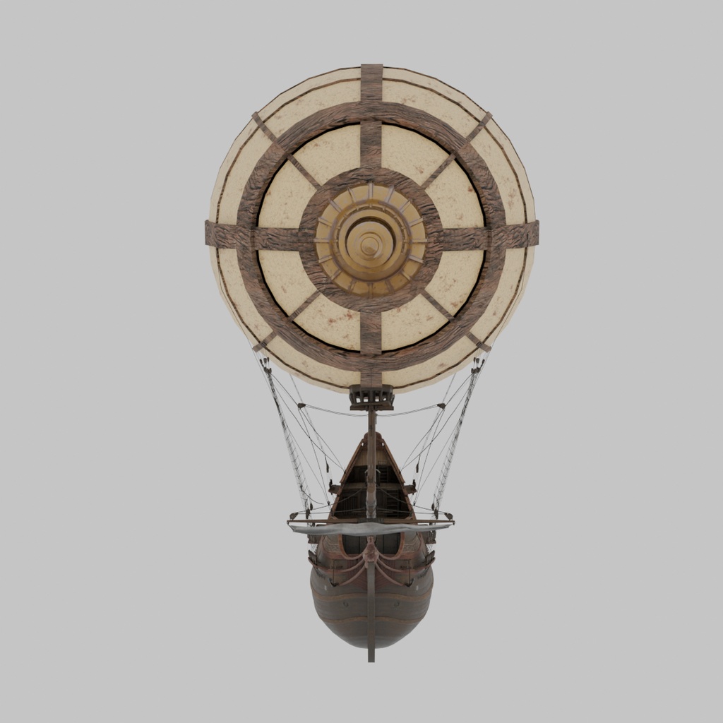 【Blender】 歴戦の飛空艇 Veteran Airship