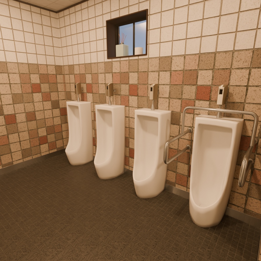 【Blender】 公衆トイレ Public restroom