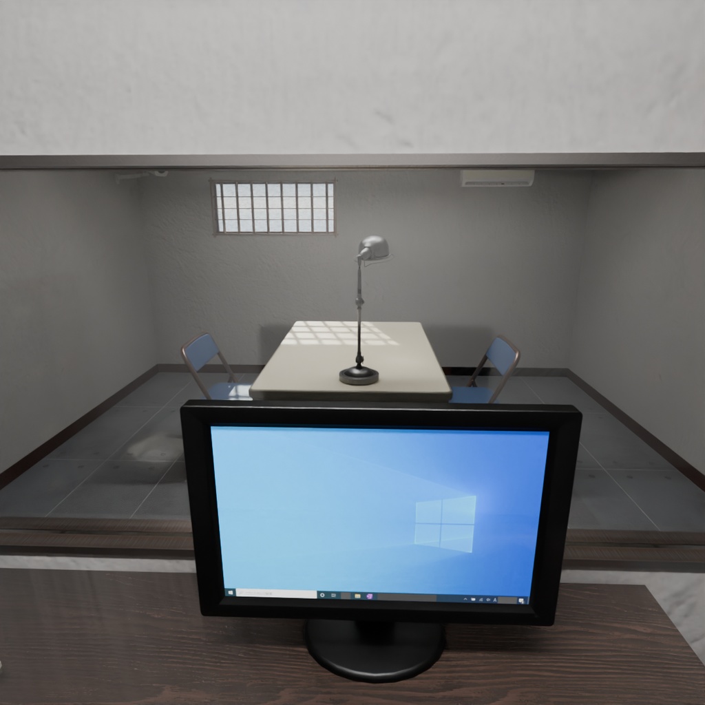 【Blender】 取調室 Interrogation room