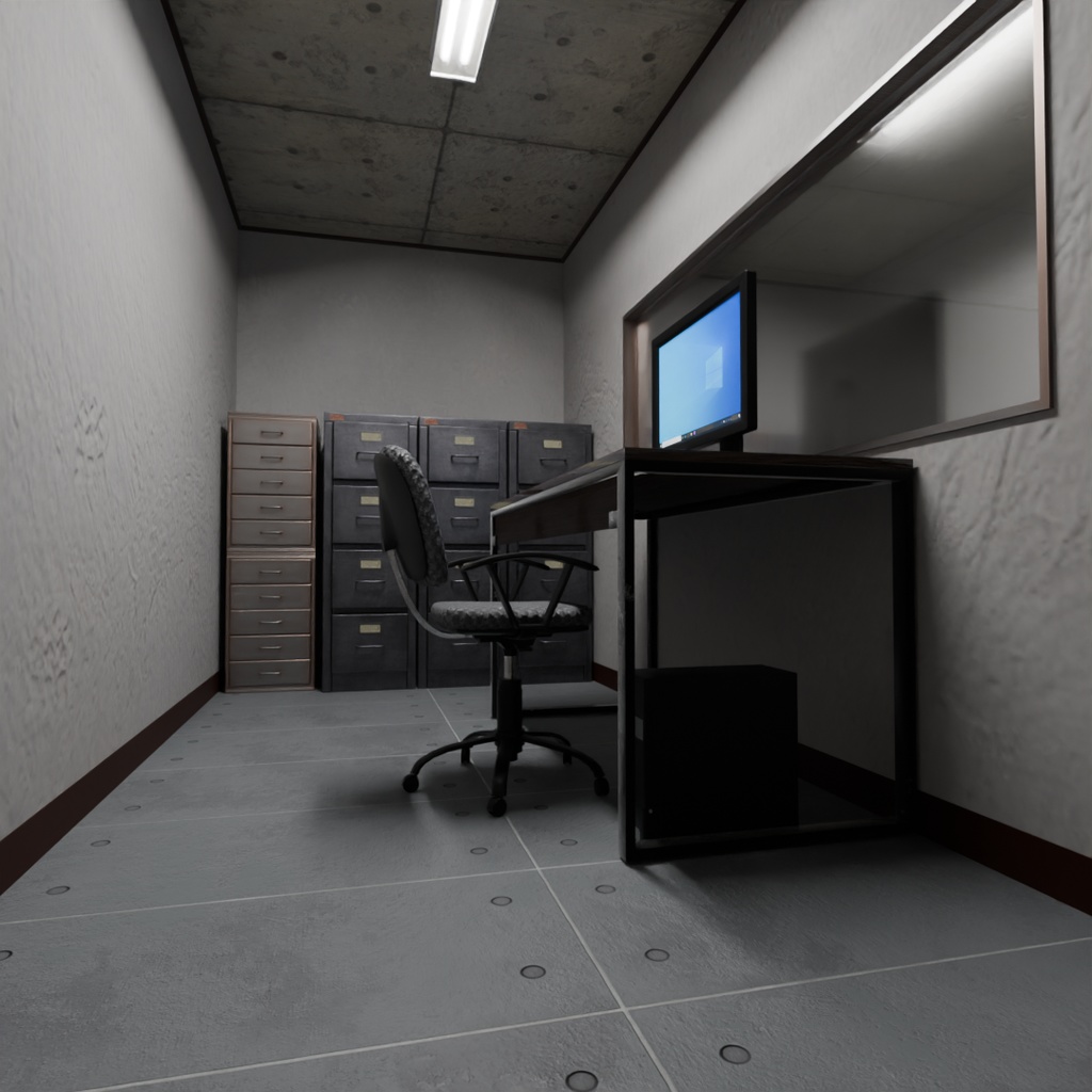 【Blender】 取調室 Interrogation room