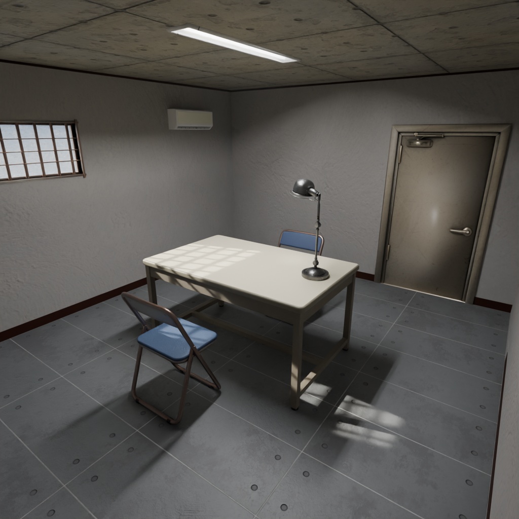 【Blender】 取調室 Interrogation room