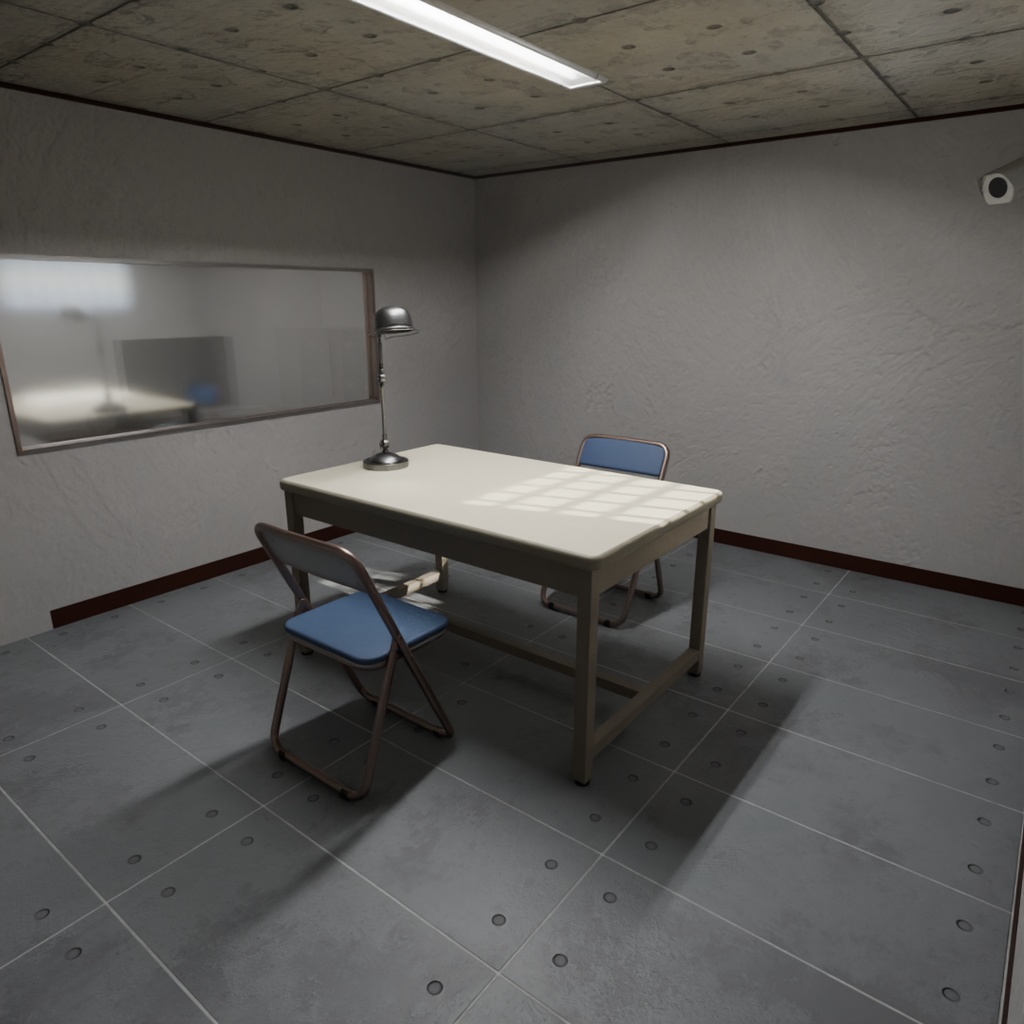 【Blender】 取調室 Interrogation room