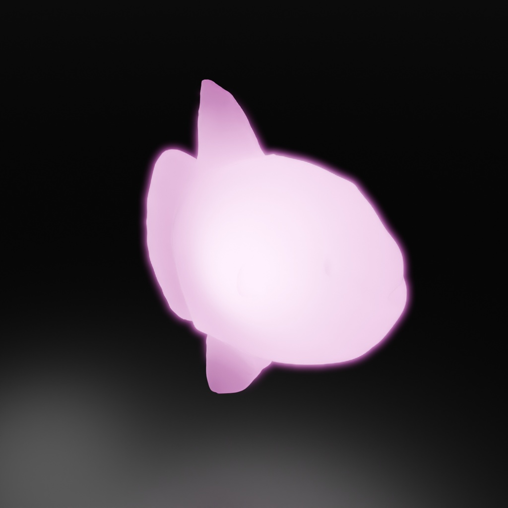 【Blender】 マンボウの間接照明 Sunfish Indirect Lighting