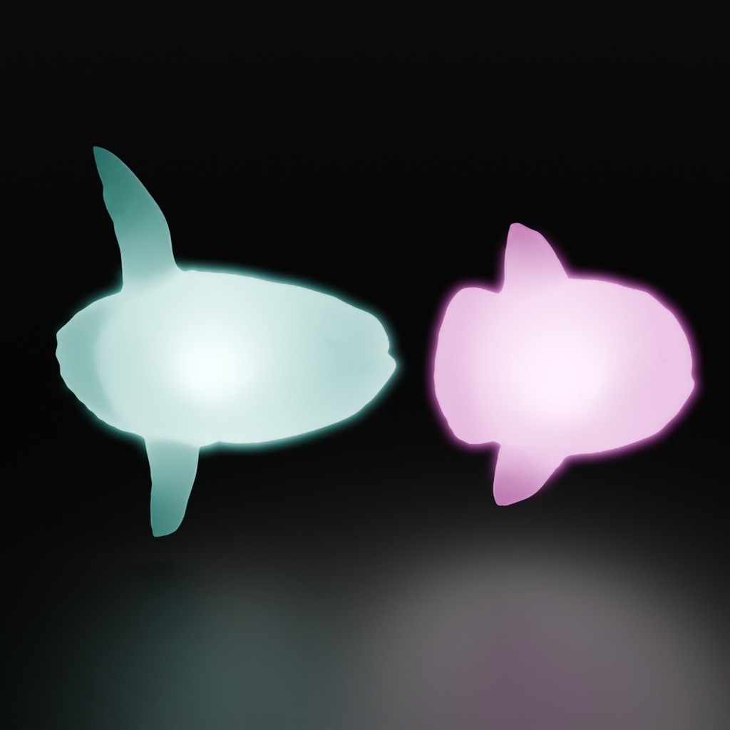 【Blender】 マンボウの間接照明 Sunfish Indirect Lighting
