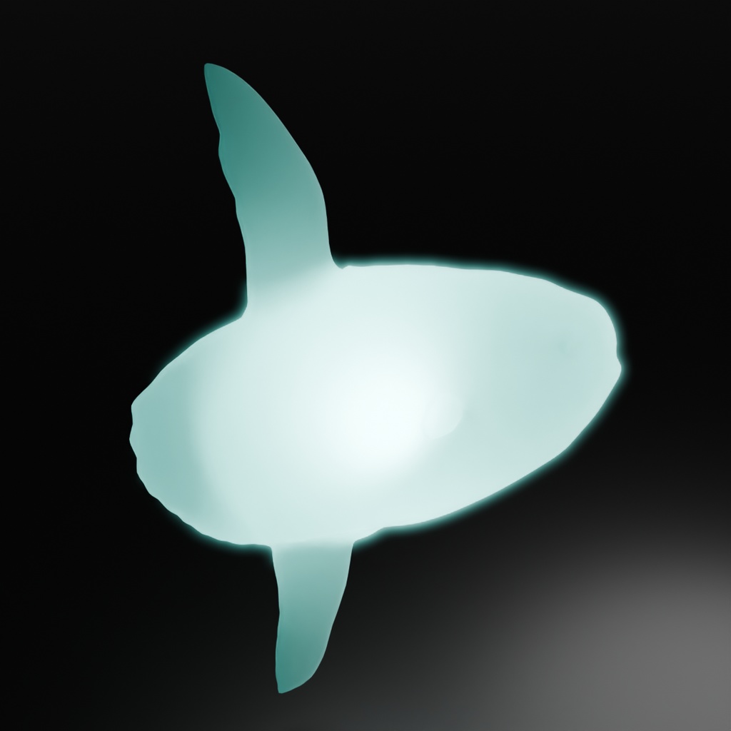 【Blender】 マンボウの間接照明 Sunfish Indirect Lighting