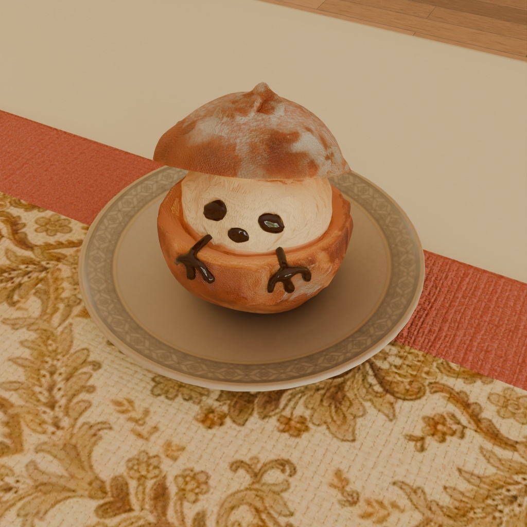 【Blender】 ハロウィンのスイーツセット Halloween Sweets Set