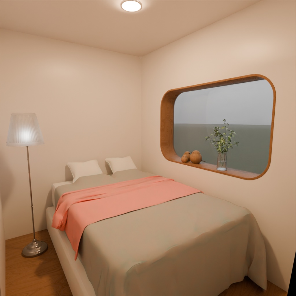 【Blender】 スマートタイニーホーム Smart Tiny Home