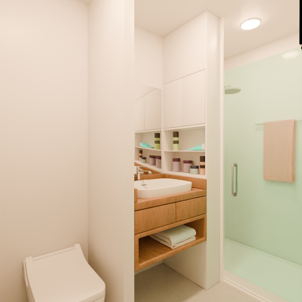 【Blender】 スマートタイニーホーム Smart Tiny Home