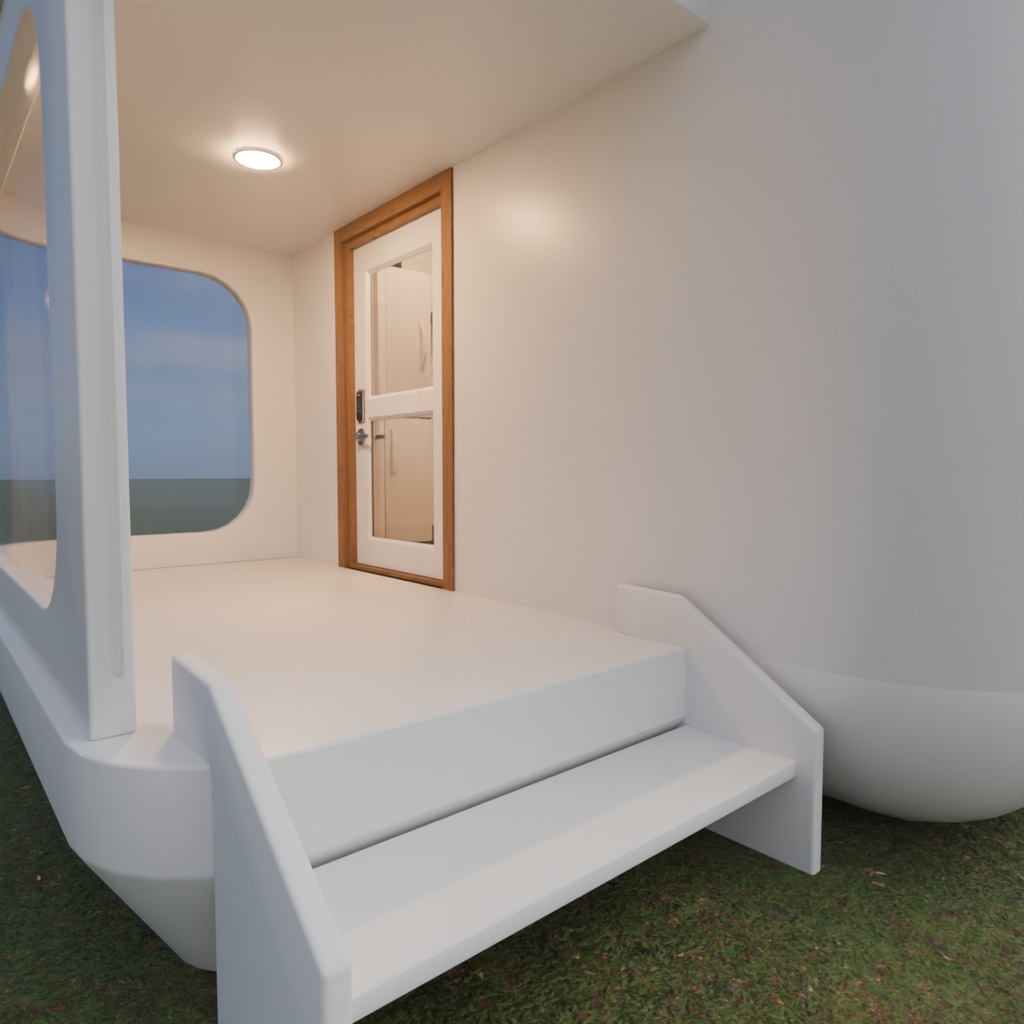 【Blender】 スマートタイニーホーム Smart Tiny Home