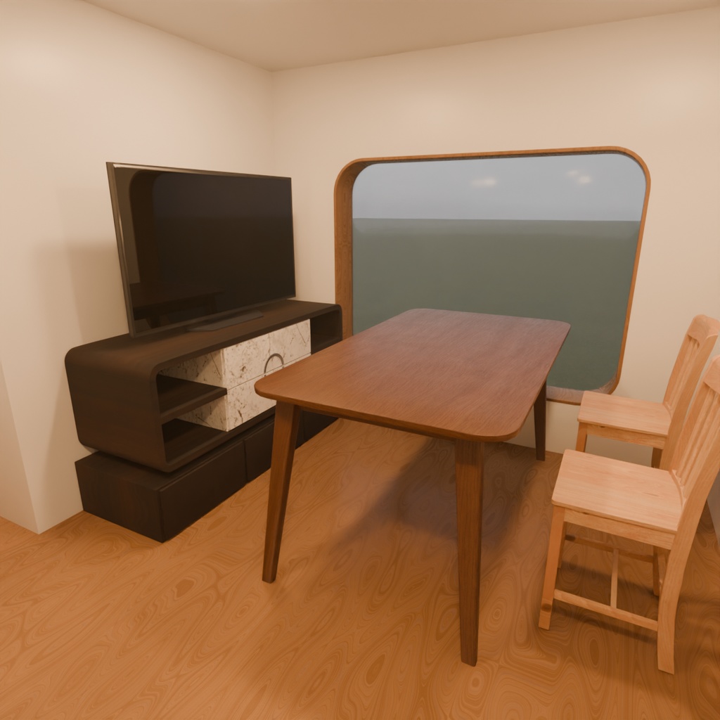 【Blender】 スマートタイニーホーム Smart Tiny Home