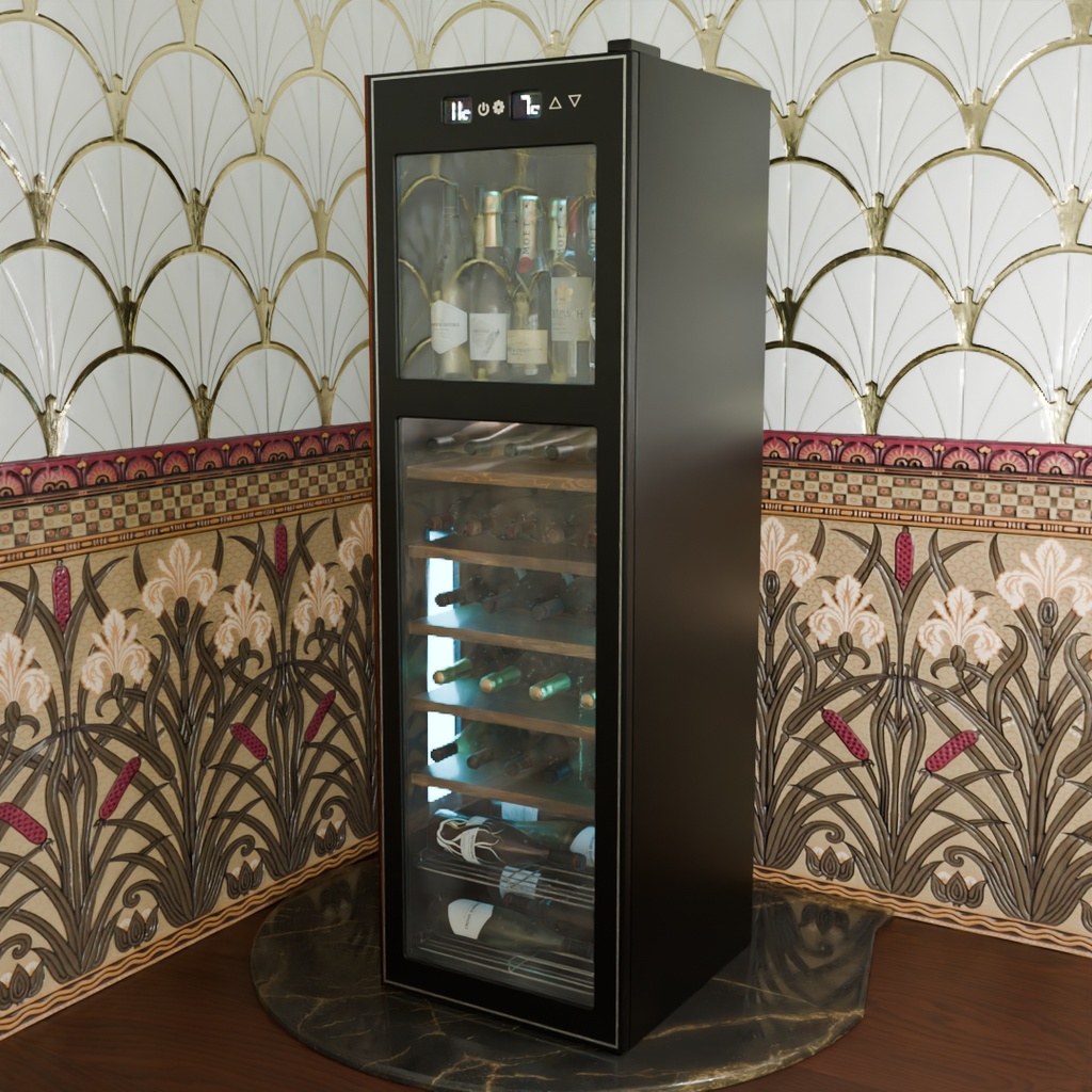 【Blender】 ワインセラー Wine Cellar