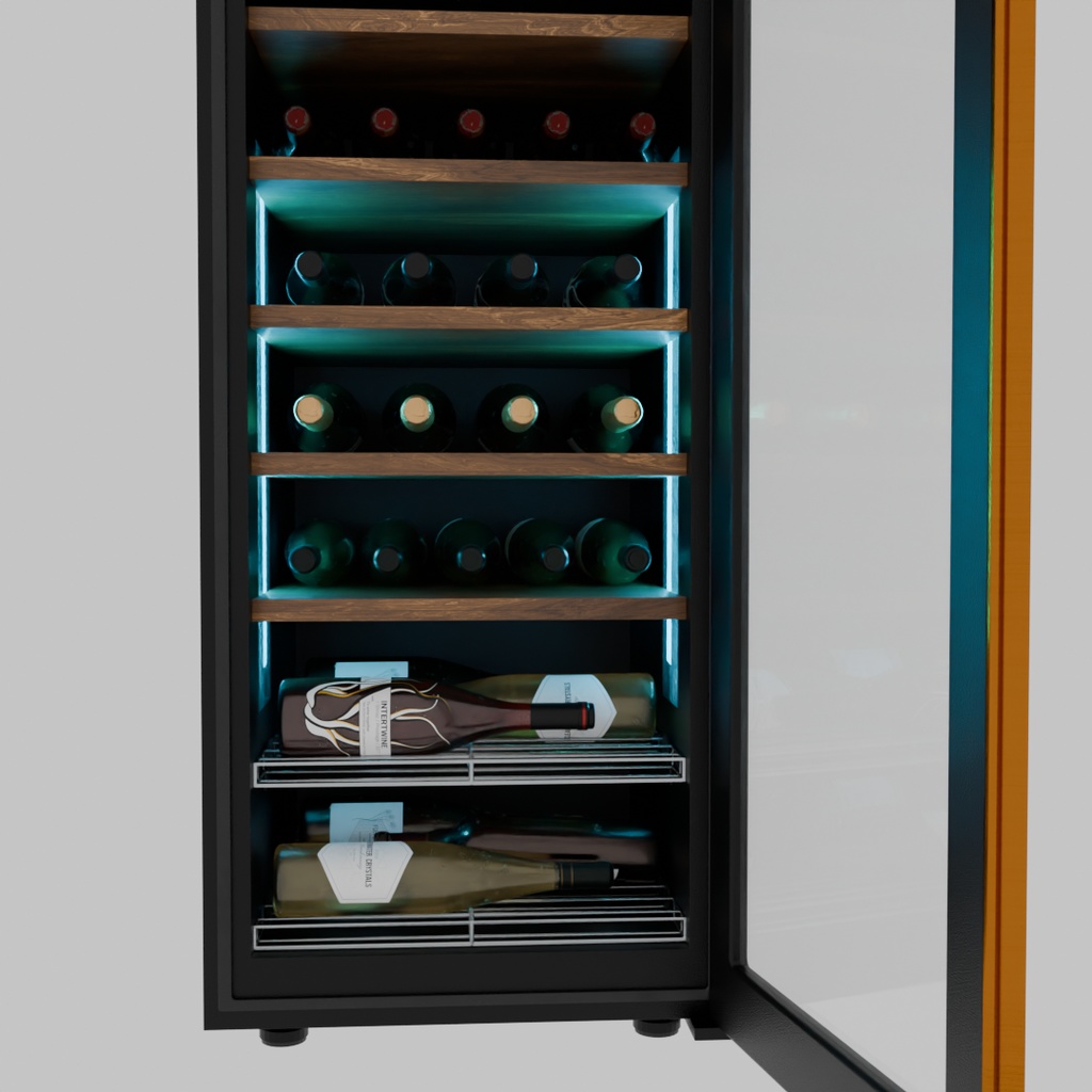 【Blender】 ワインセラー Wine Cellar