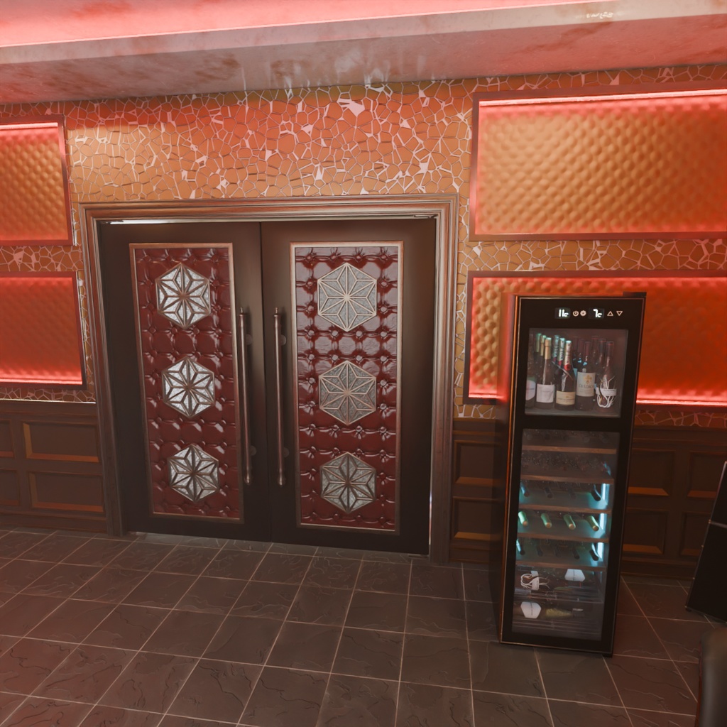 【Blender】 ナイトクラブのVIPルーム Nightclub VIP Room