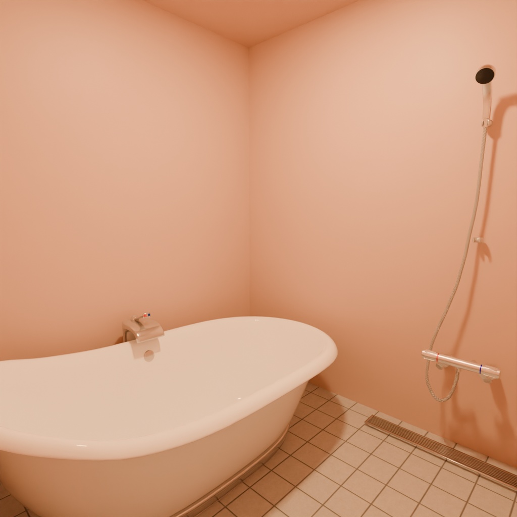 【Blender】 ハロウィンコンセプトのホテルルーム Halloween-themed hotel room