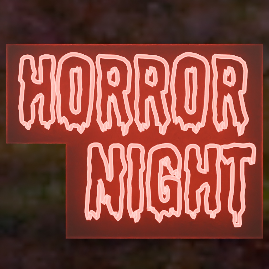 【Blender】 ハロウィンのネオンライト Halloween Neon Lights