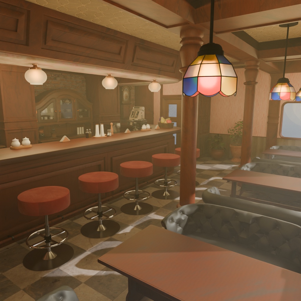 【Blender】 純喫茶 Traditional Japanese coffee shop