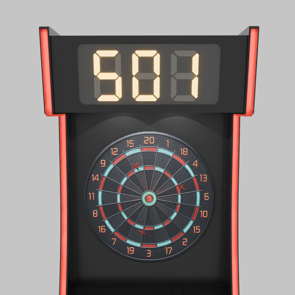 【Blender】 ダーツマシン Darts machine