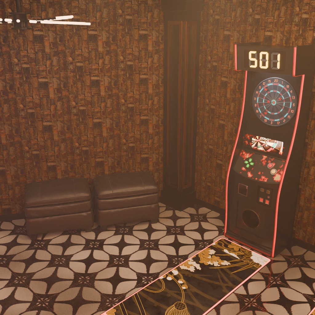 【Blender】 ダーツバー Darts bar