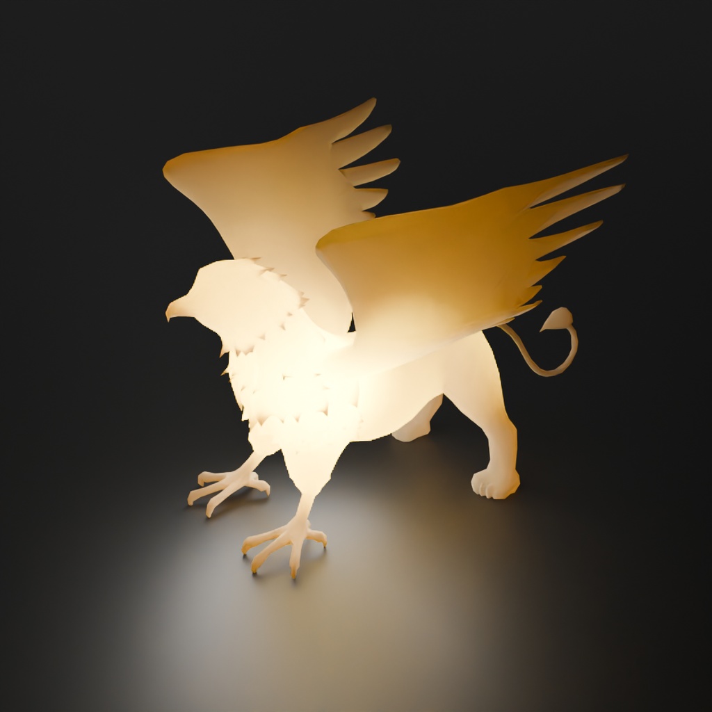 【Blender】 グリフォンの間接照明 Gryphon's Indirect Lighting