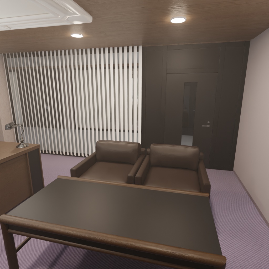 【Blender】 社長室 President's Office