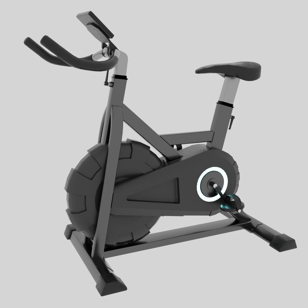 【Blender】 フィットネスバイク Fitness bike 