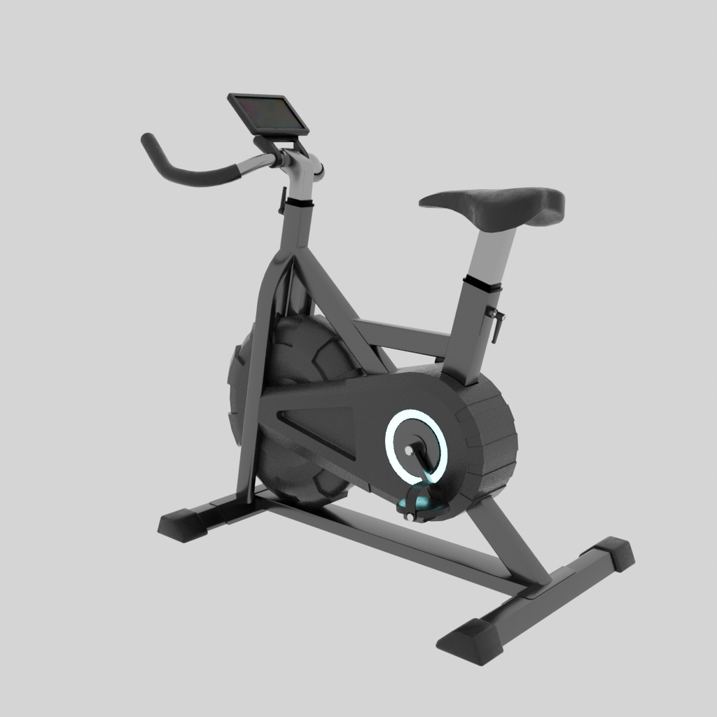 【Blender】 フィットネスバイク Fitness bike