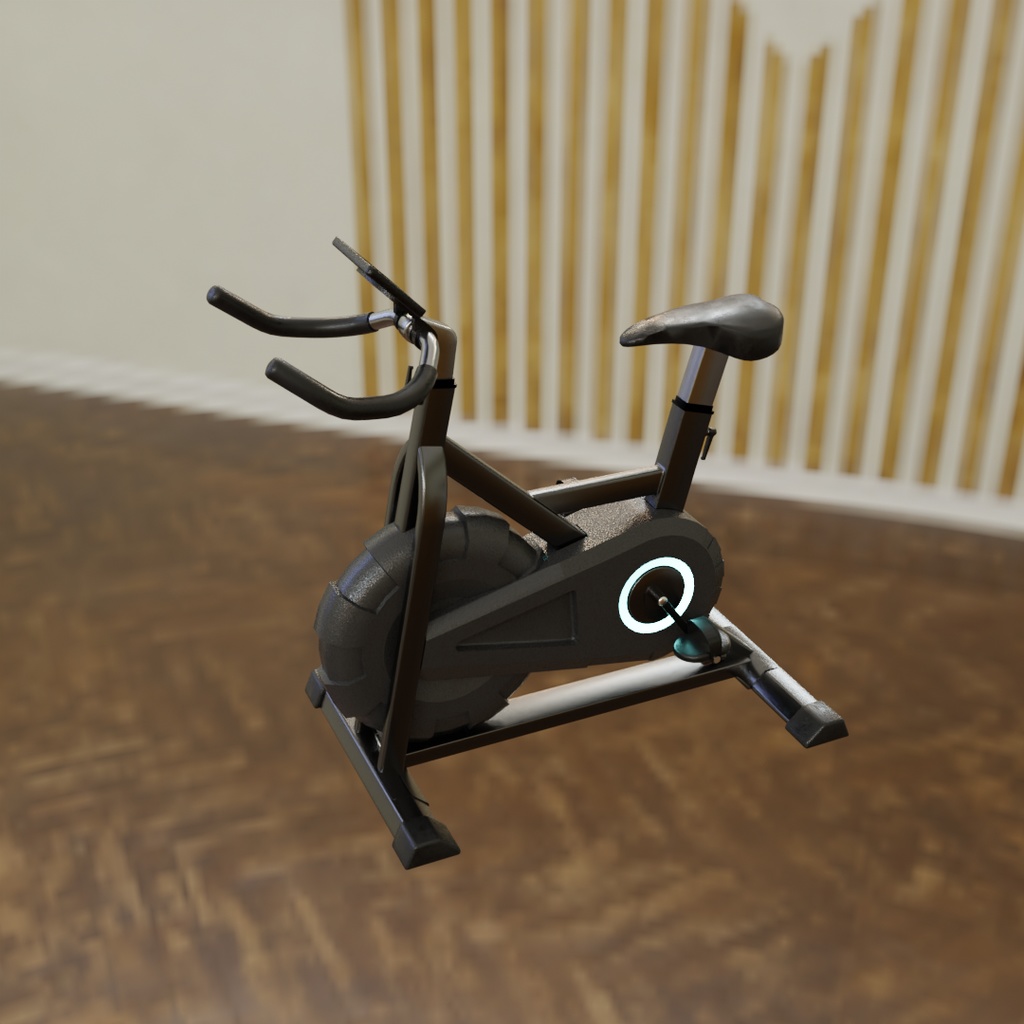 【Blender】 フィットネスバイク Fitness bike