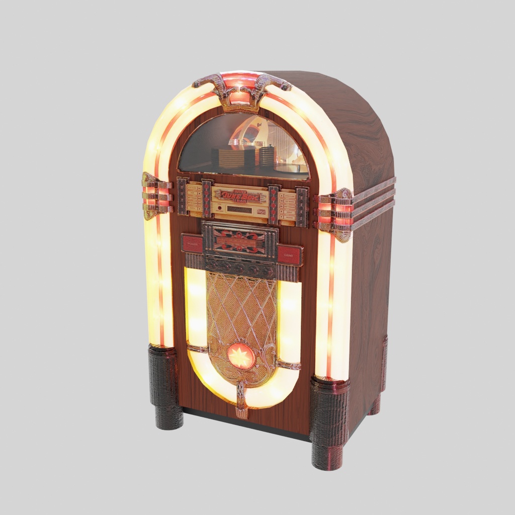 【Blender】 クラシックなジュークボックス Classic jukebox