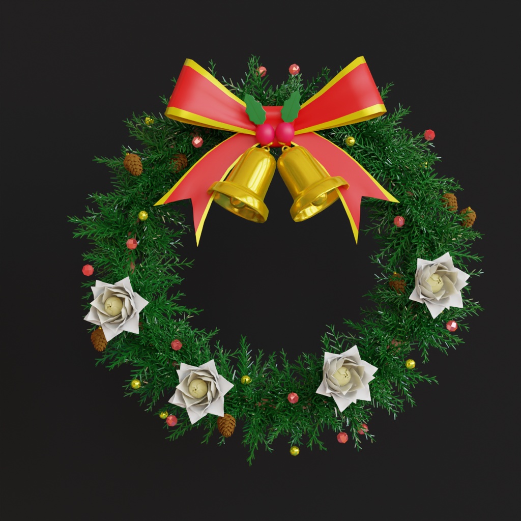 【Blender】 クリスマスアセット Christmas Assets