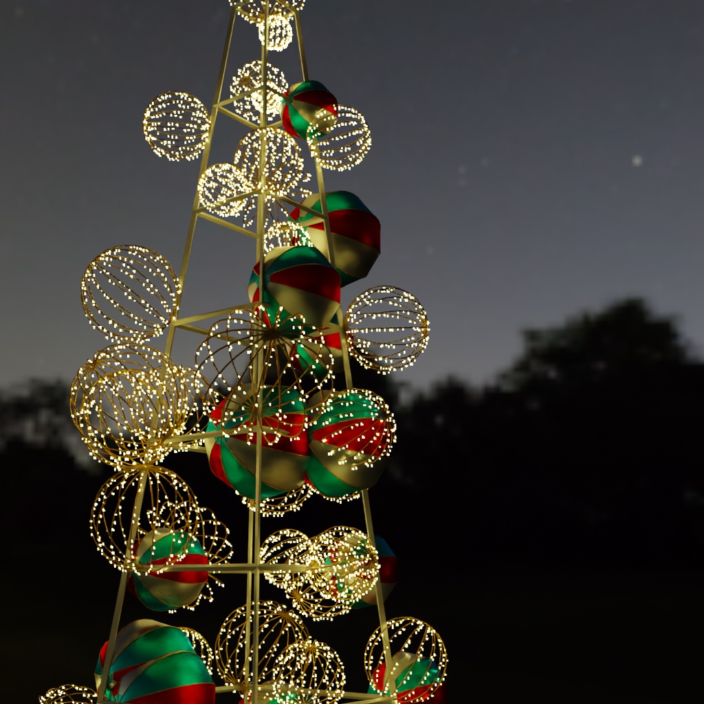 【Blender】 メリディアのイルミネーション Meridia Illumination