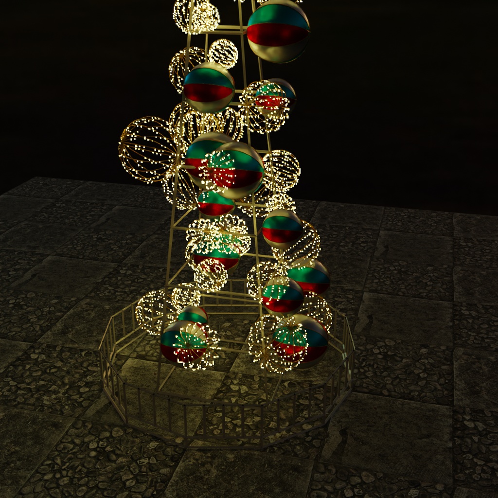 【Blender】 メリディアのイルミネーション Meridia Illumination