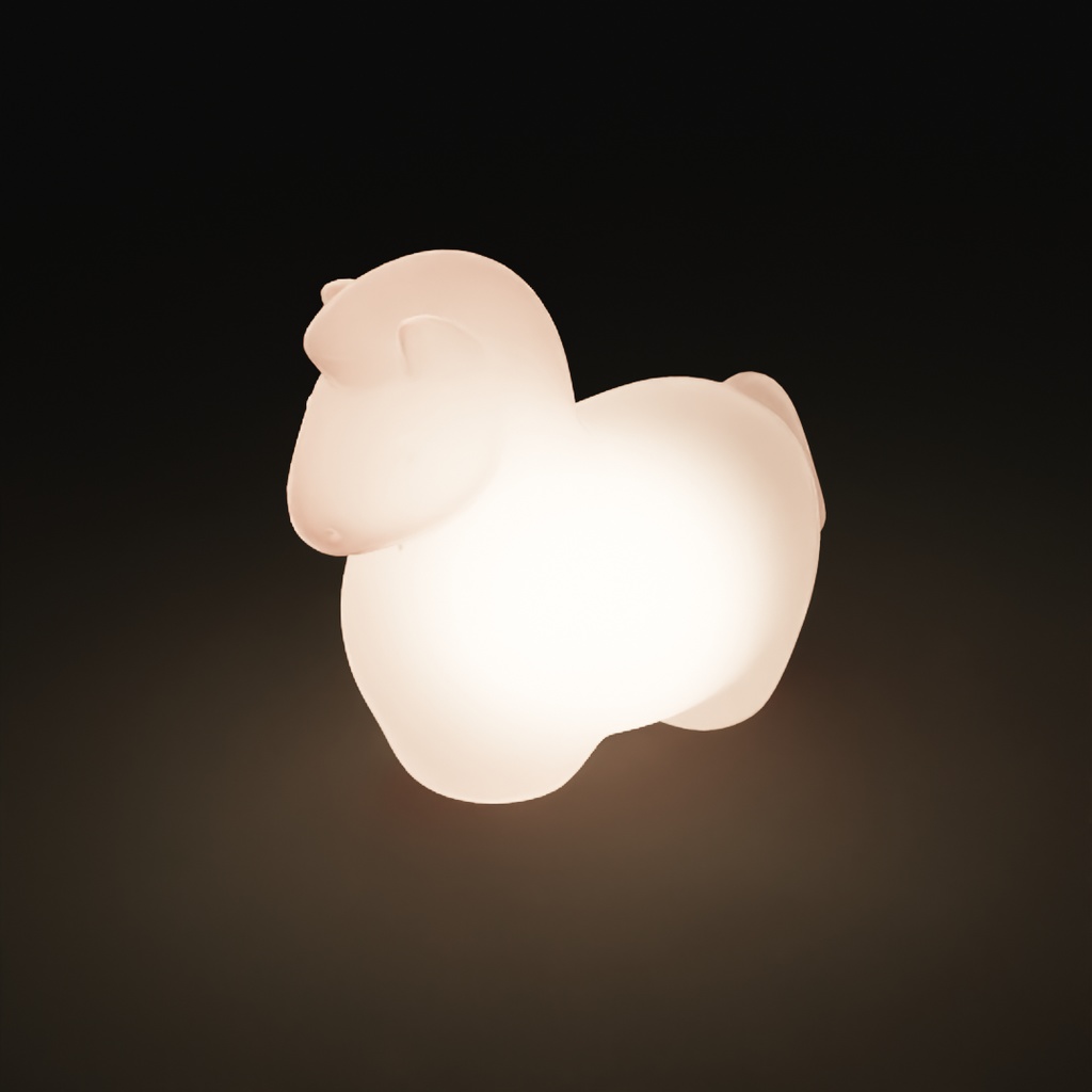 【Blender】 干支の午(馬)の間接照明 Horses Year Indirect Lighting