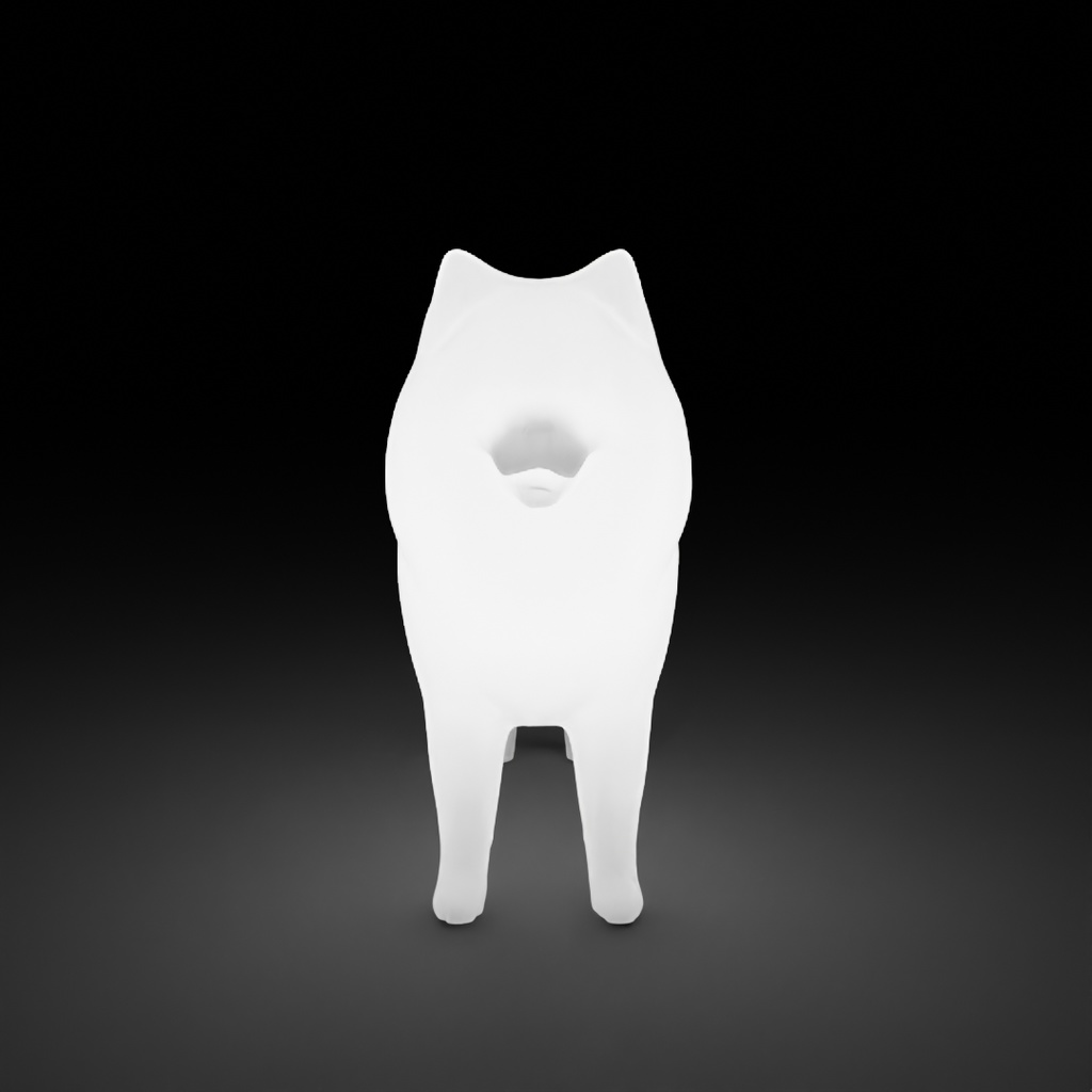 【Blender】 サモエドの間接照明 Indirect Lighting for Samoyed